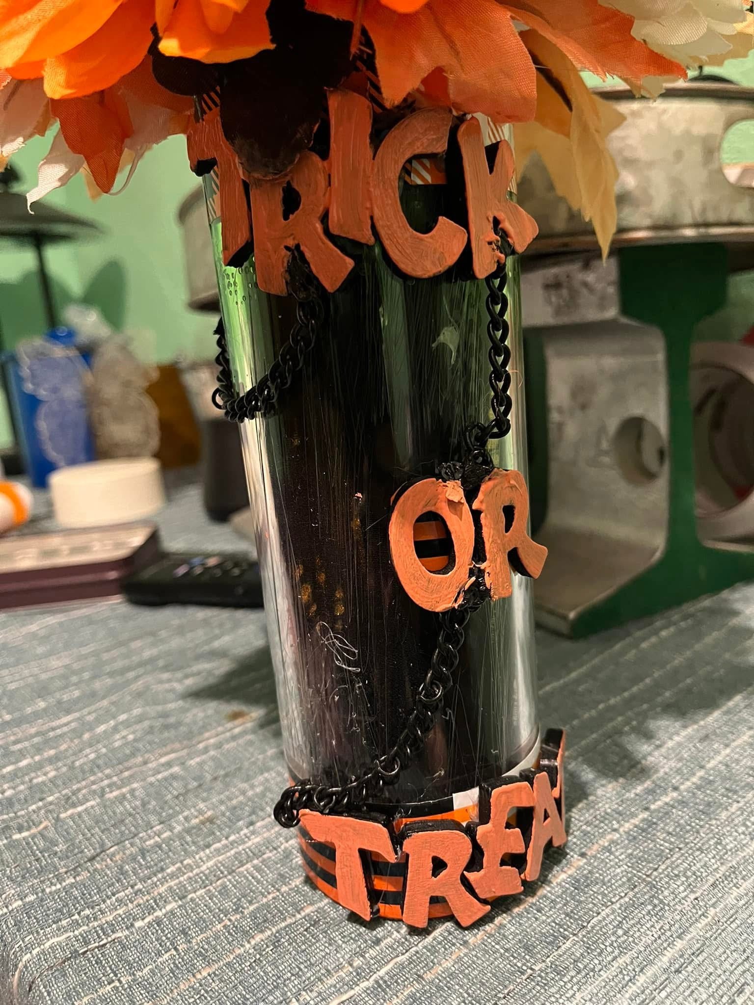 Eerie Handcrafted Halloween Floral Arrangement