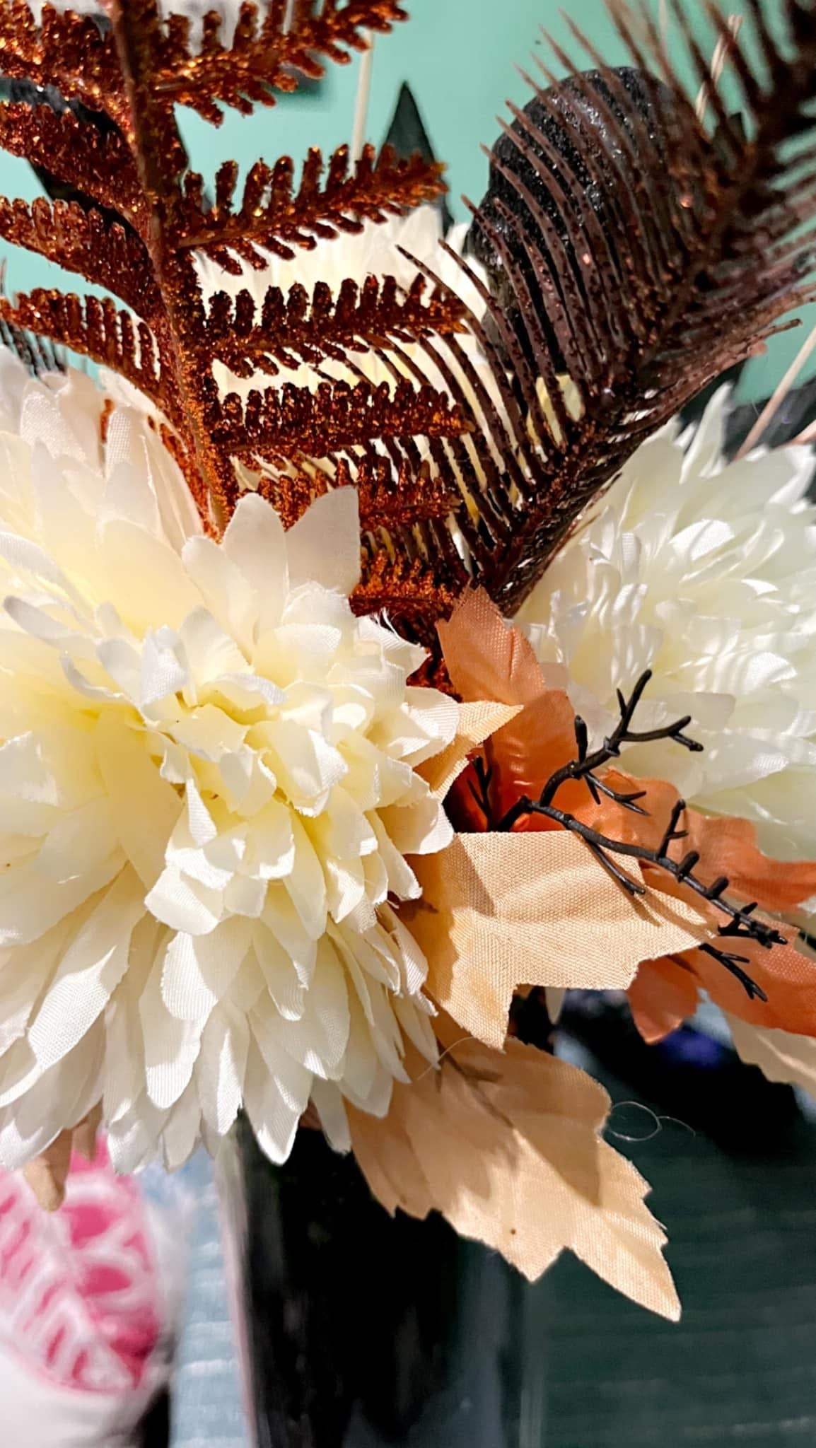 Eerie Handcrafted Halloween Floral Arrangement