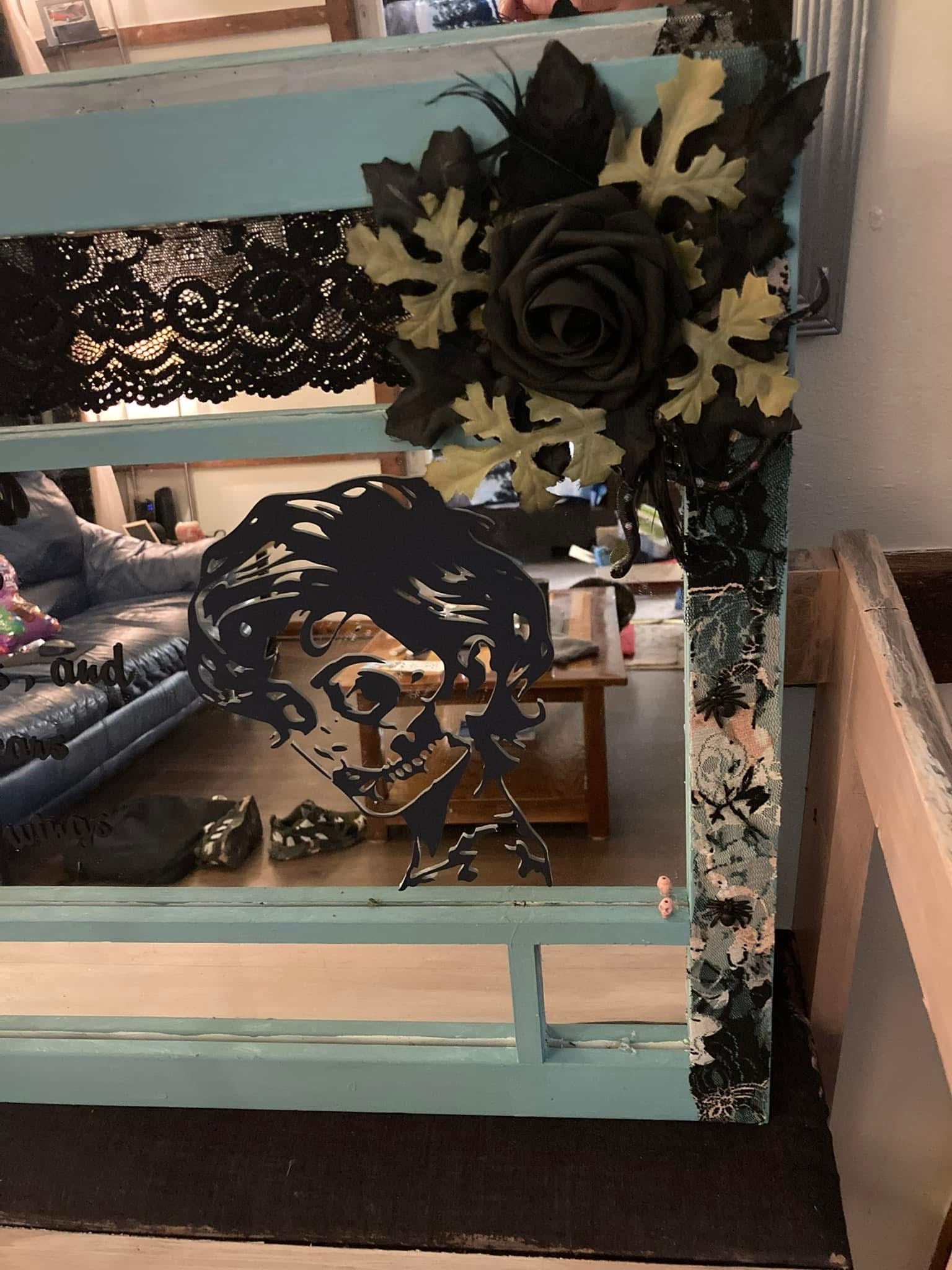 She Conquered-Gothic Mirror Wall Art