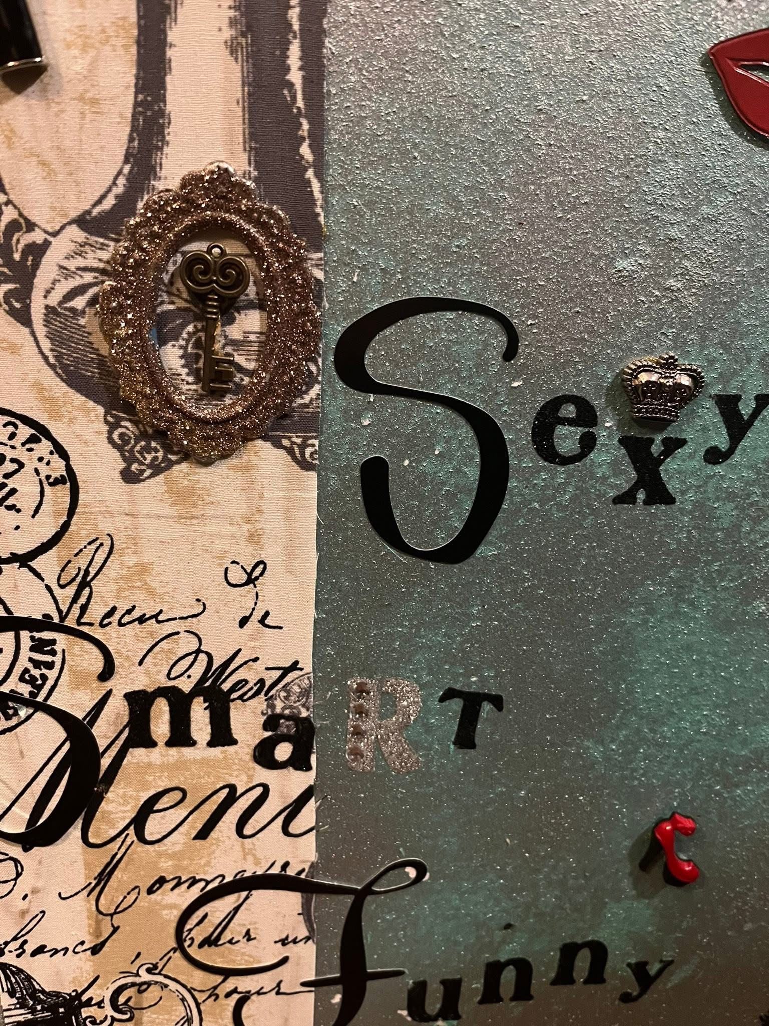 You: Smart, Sexy, Funny, Beautiful-Glam Statement Wall Art
